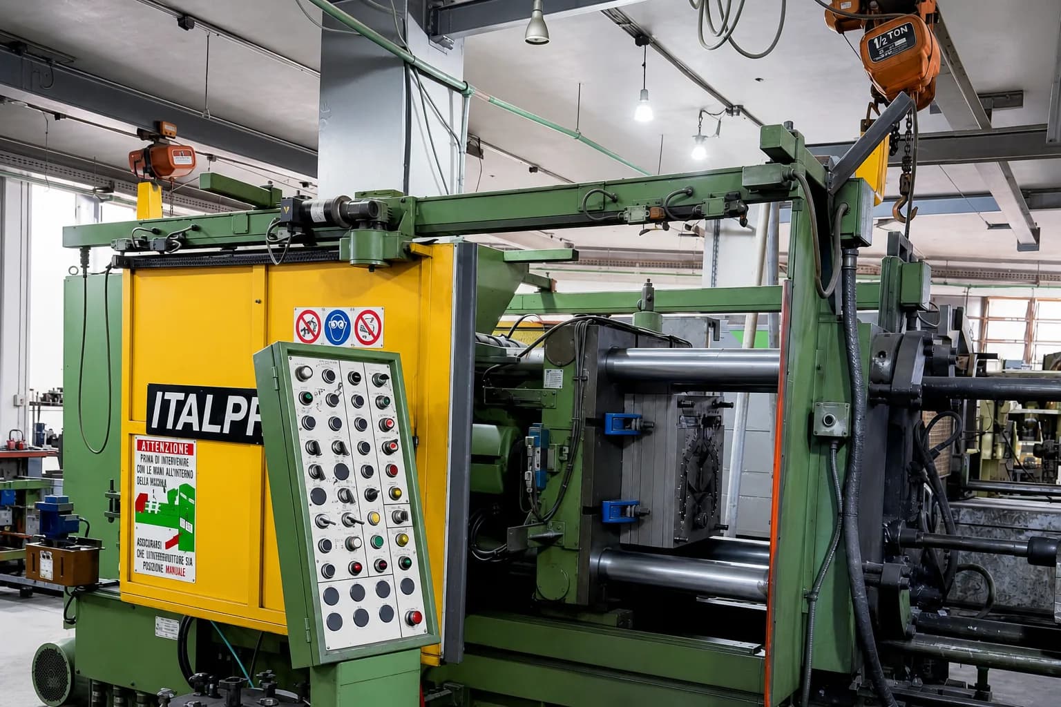Italpresse die-casting machine control station